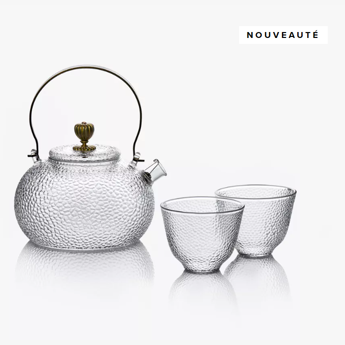 Coffret Bloom - Théière avec 2 bols