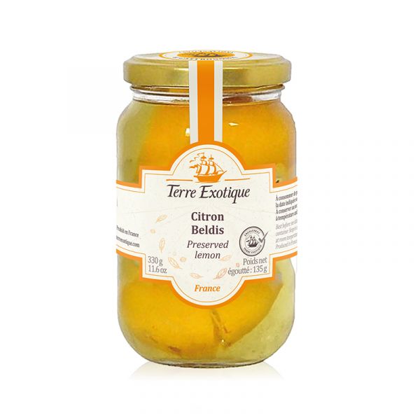 Citrons beldis confits au sel