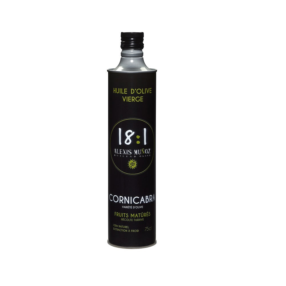 Huiles et vinaigres Huile d'olive 18:1 - 100 % Cornicabra - L'essentiel