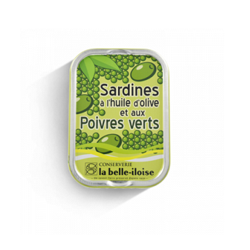 Produits de la mer Sardines à l'huile d'olive et aux poivres verts - L'essentiel