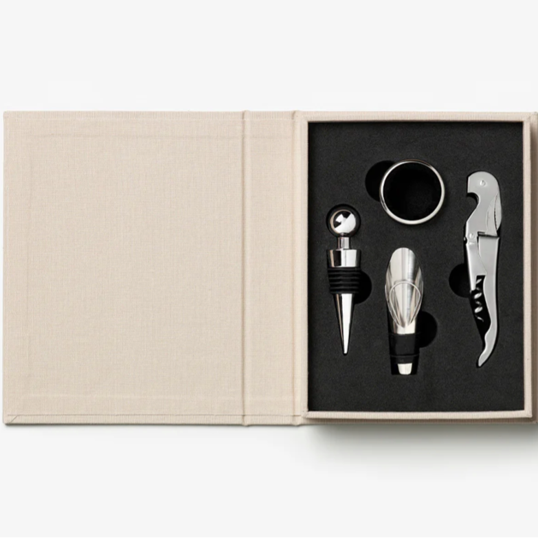 Kit outils pour le vin (format livre)