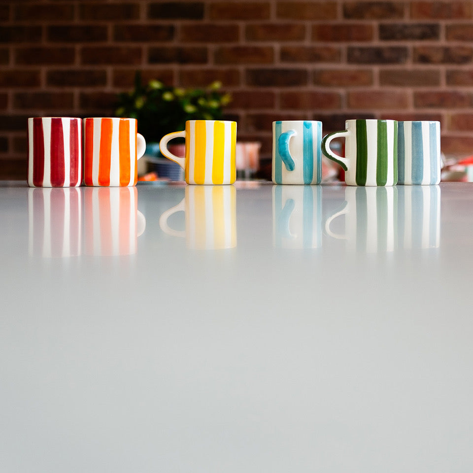 Tasse à expresso rayée Candy Stripe - L'essentiel