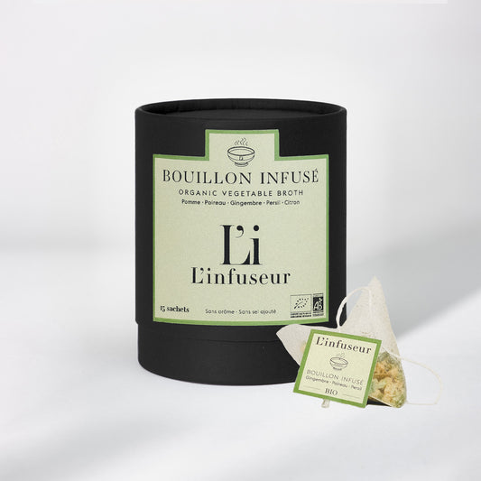 Bouillon infusé Poireau/Gingembre BIO