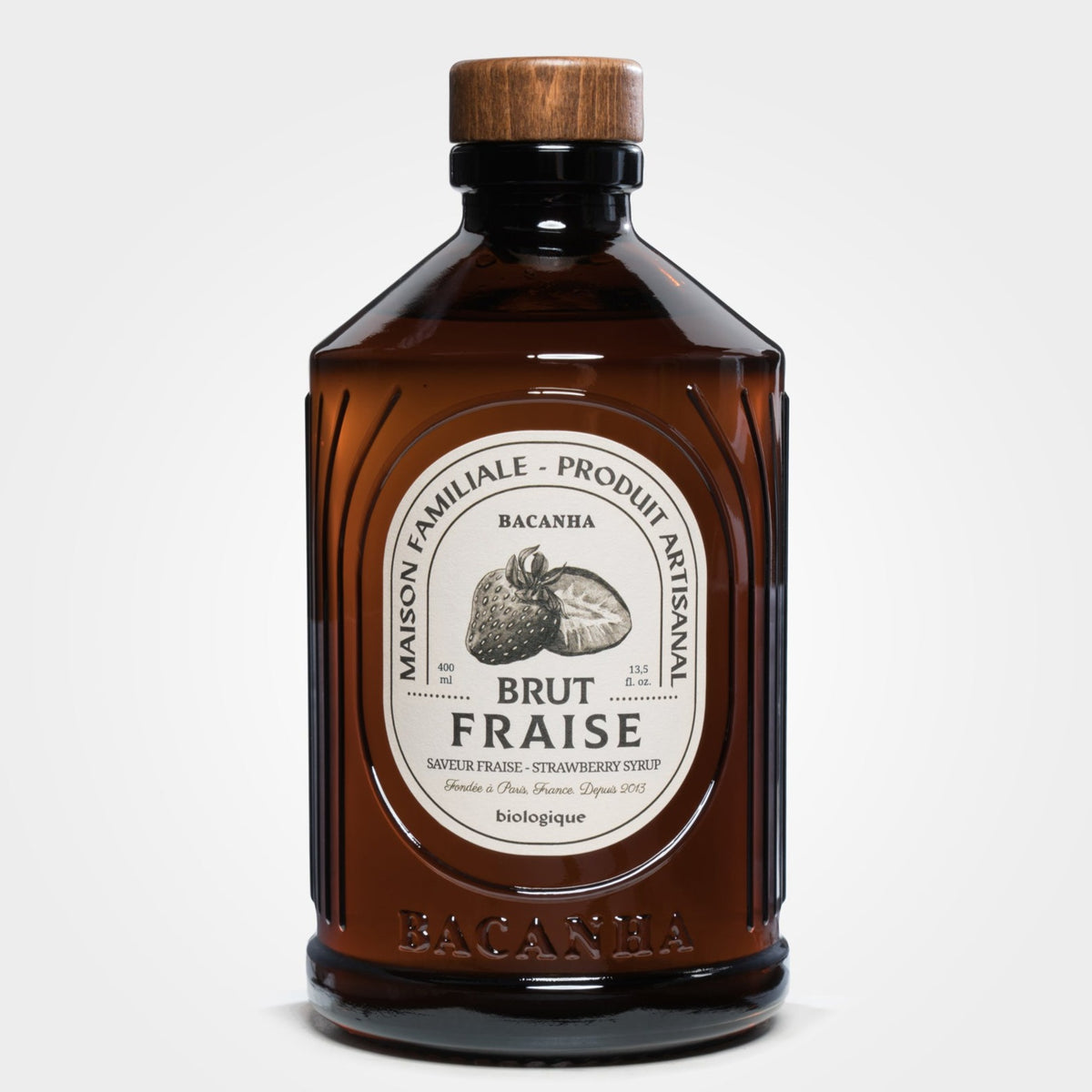 Sirop BIO de fraises