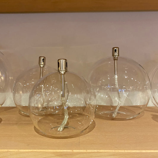 Lampe à huile lisse Sphère  (5 tailles) - L'essentiel