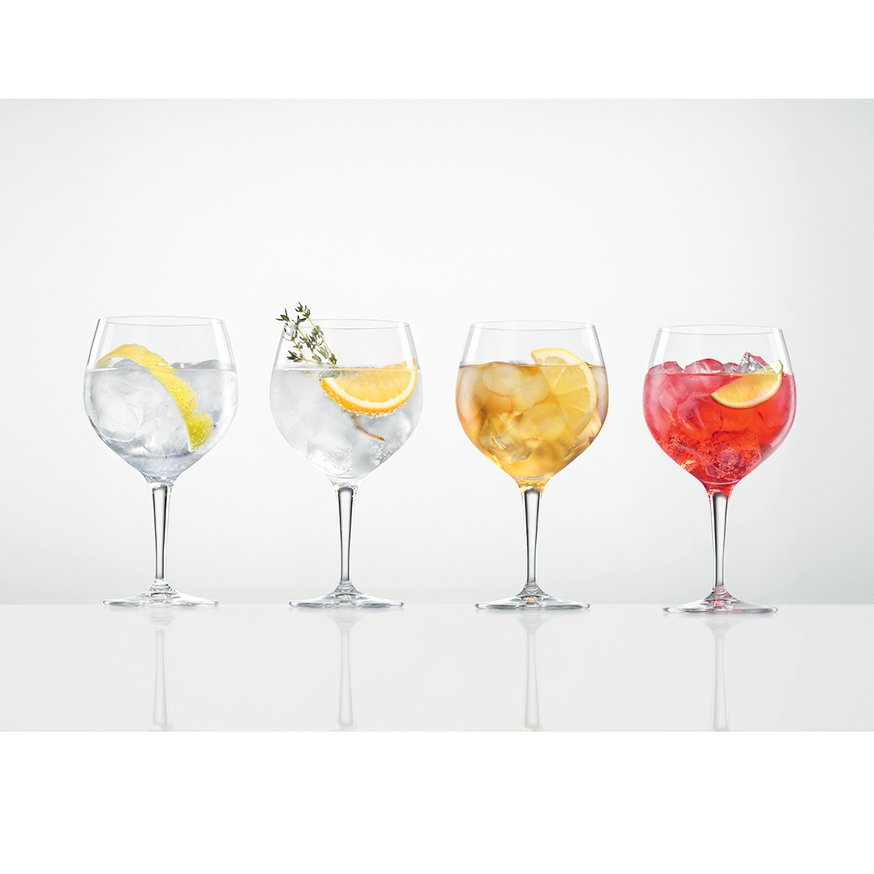 4 verres à gin tonic