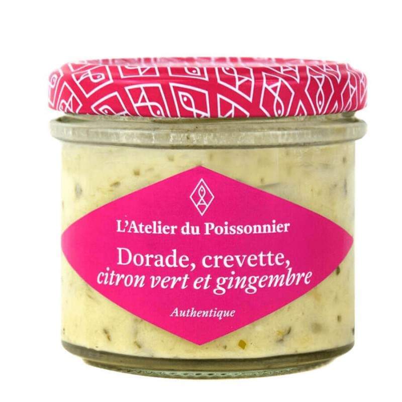 Rillettes de dorade, crevette, citron vert et gingembre - L'essentiel